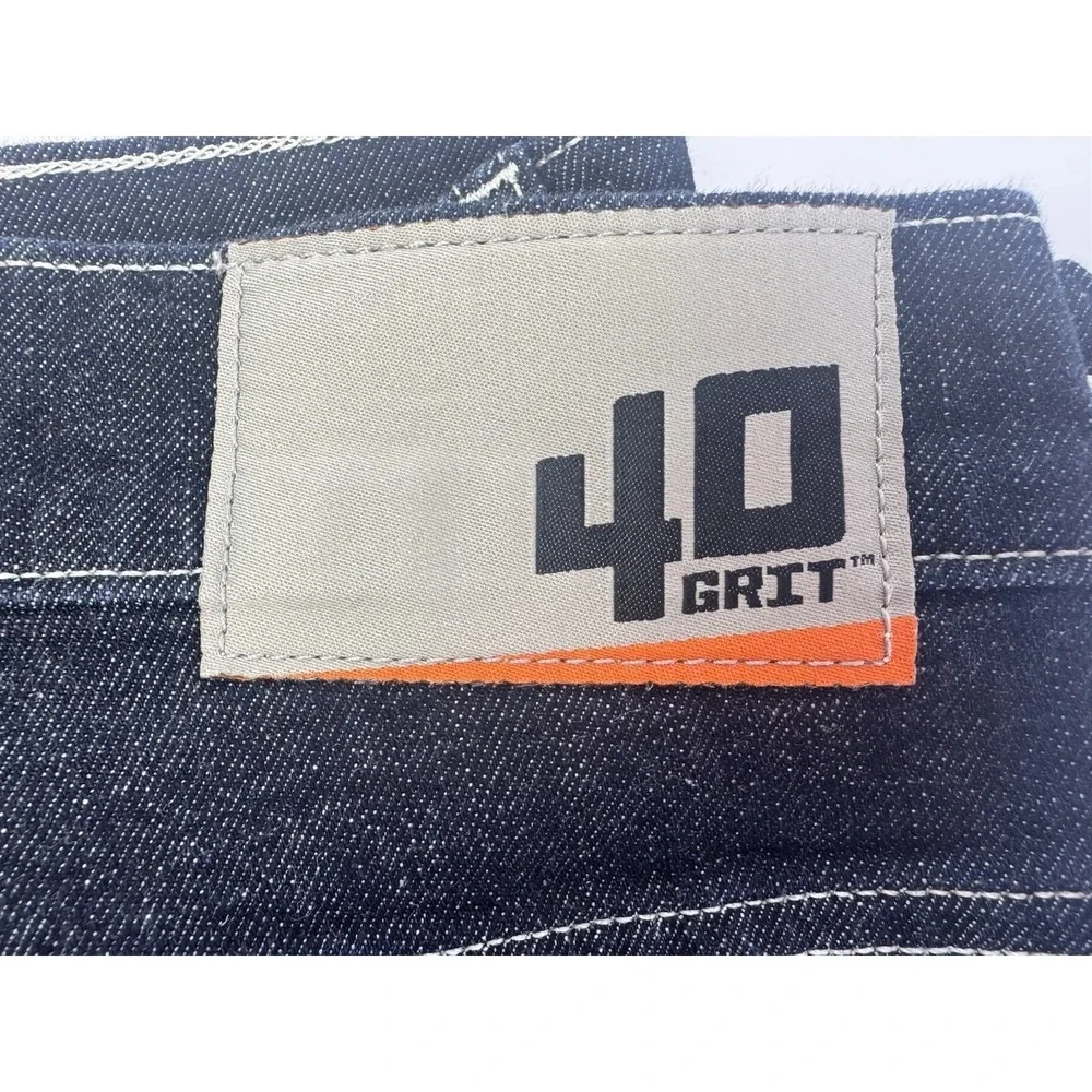 Duluth Trading Mens 40 Grit Flex Relaxed Fit Jeans Blue denim Size 32x34 NWT